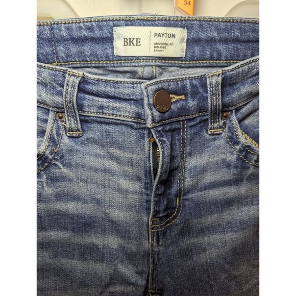BKE Payton Universal Fit Mid Rise Skinny Jeans Women's Size 23 x 31 1/2 - Picture 5 of 16